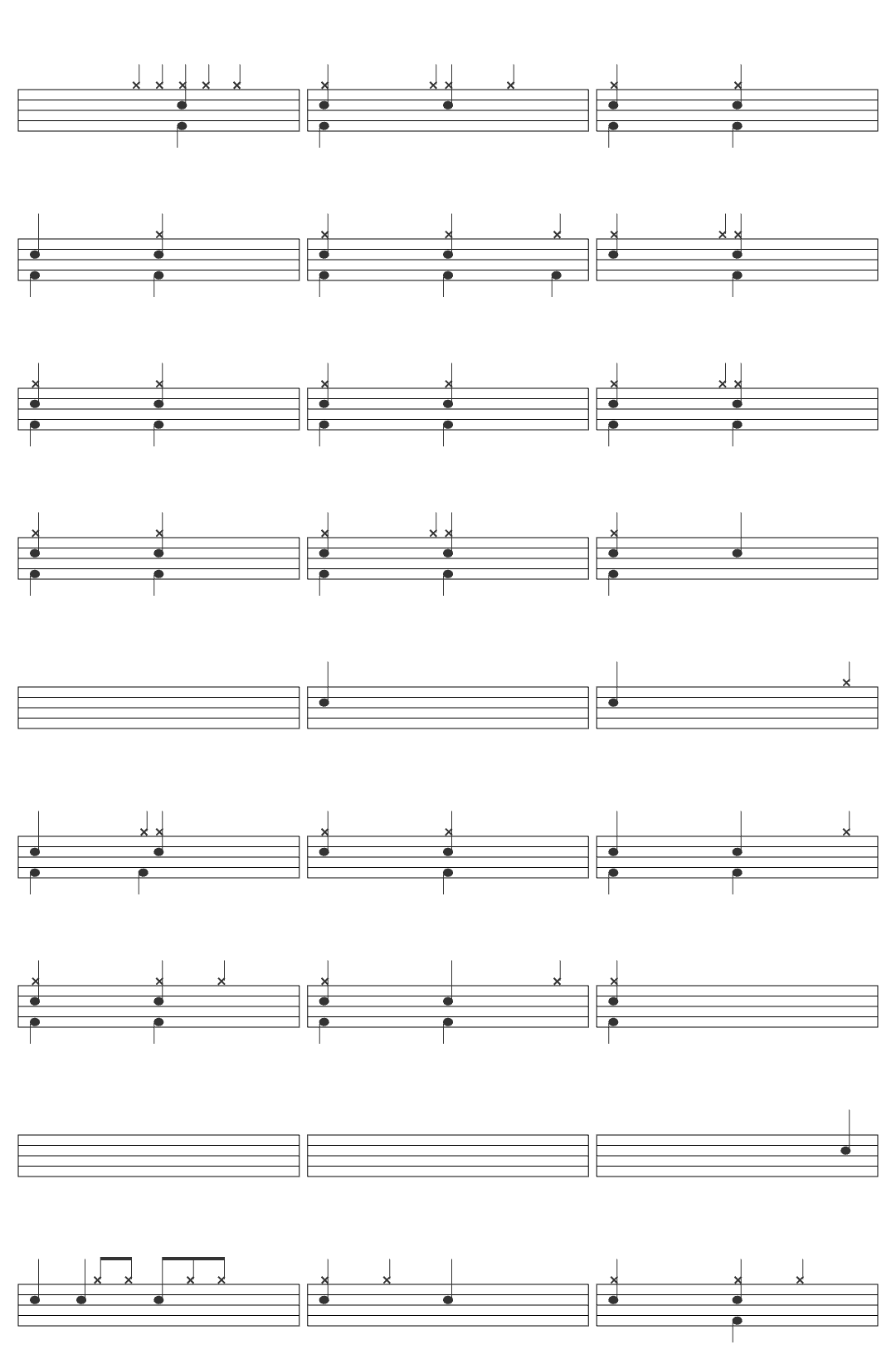 Lou Donaldson Funky Mama Remastered drum sheet