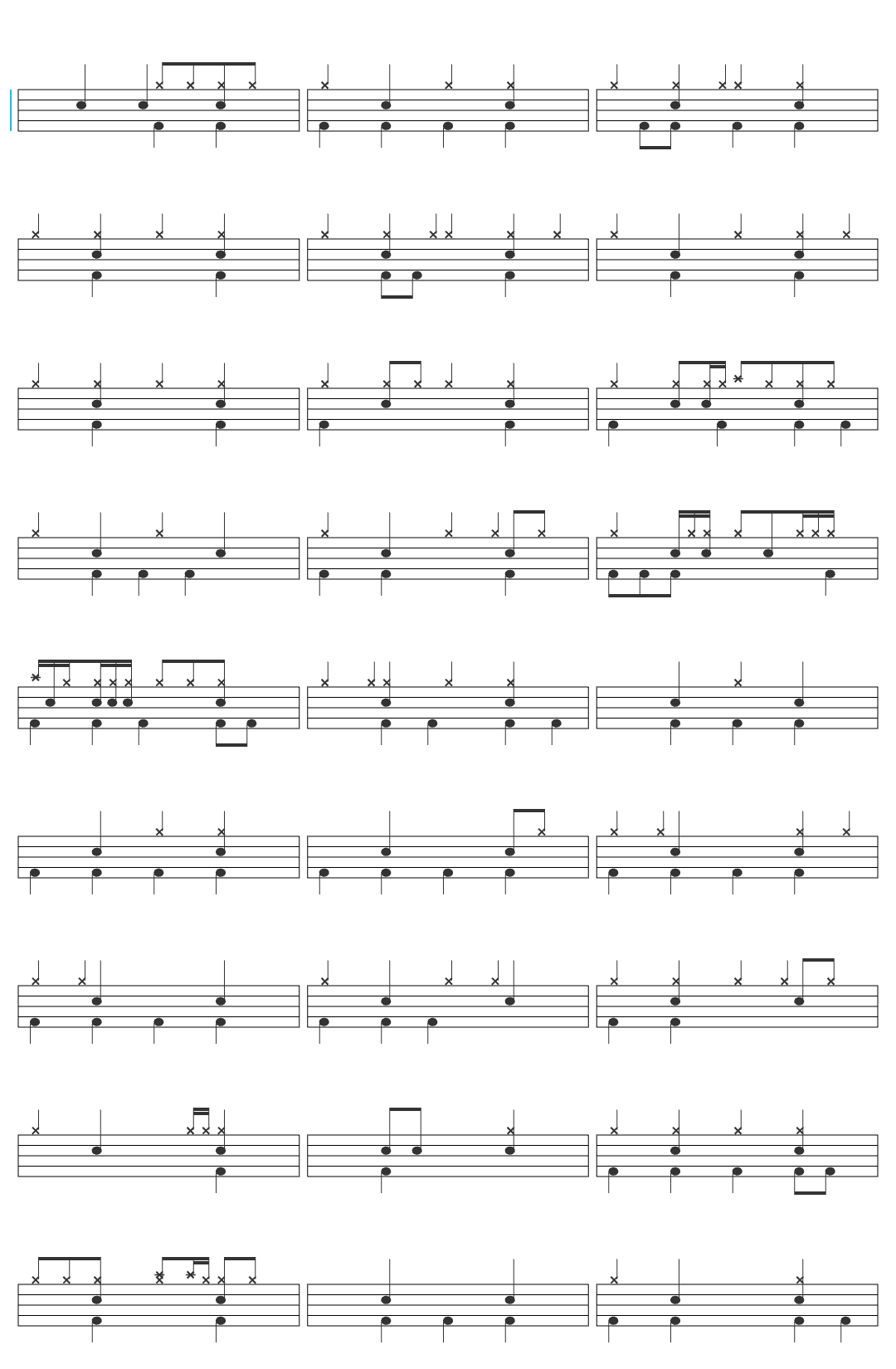 The Fabulous Thunderbirds Wait On Time drum sheet