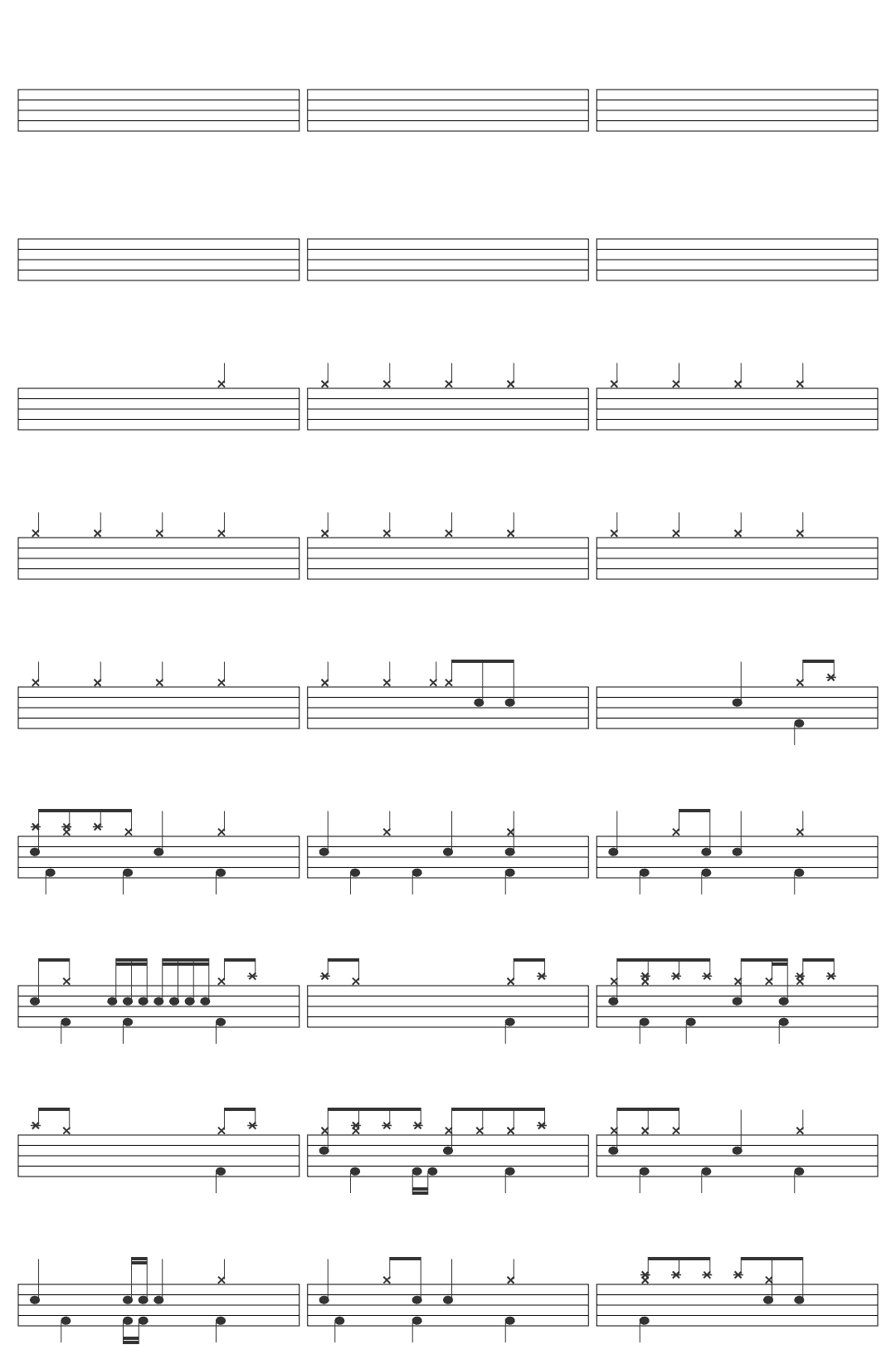 Welshly Arms Hold on I'm Coming drum sheet