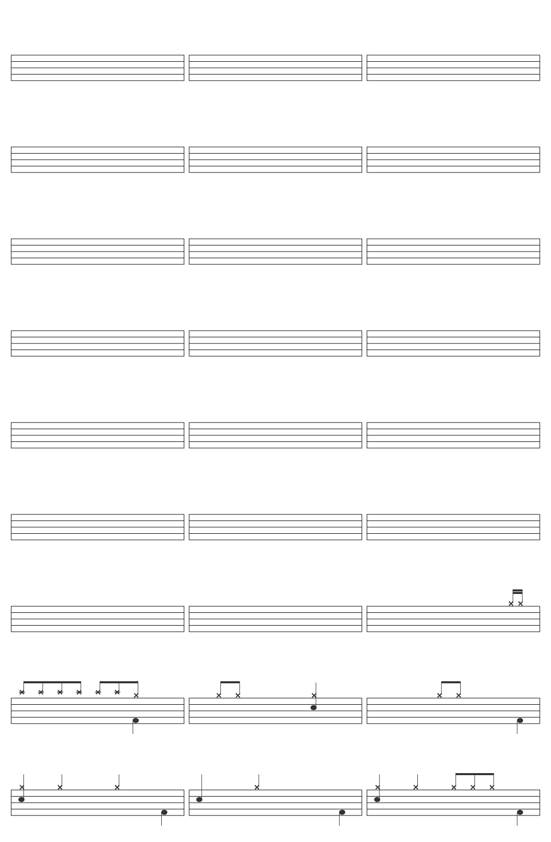 Pineapple Express Dil Se Cover drum sheet