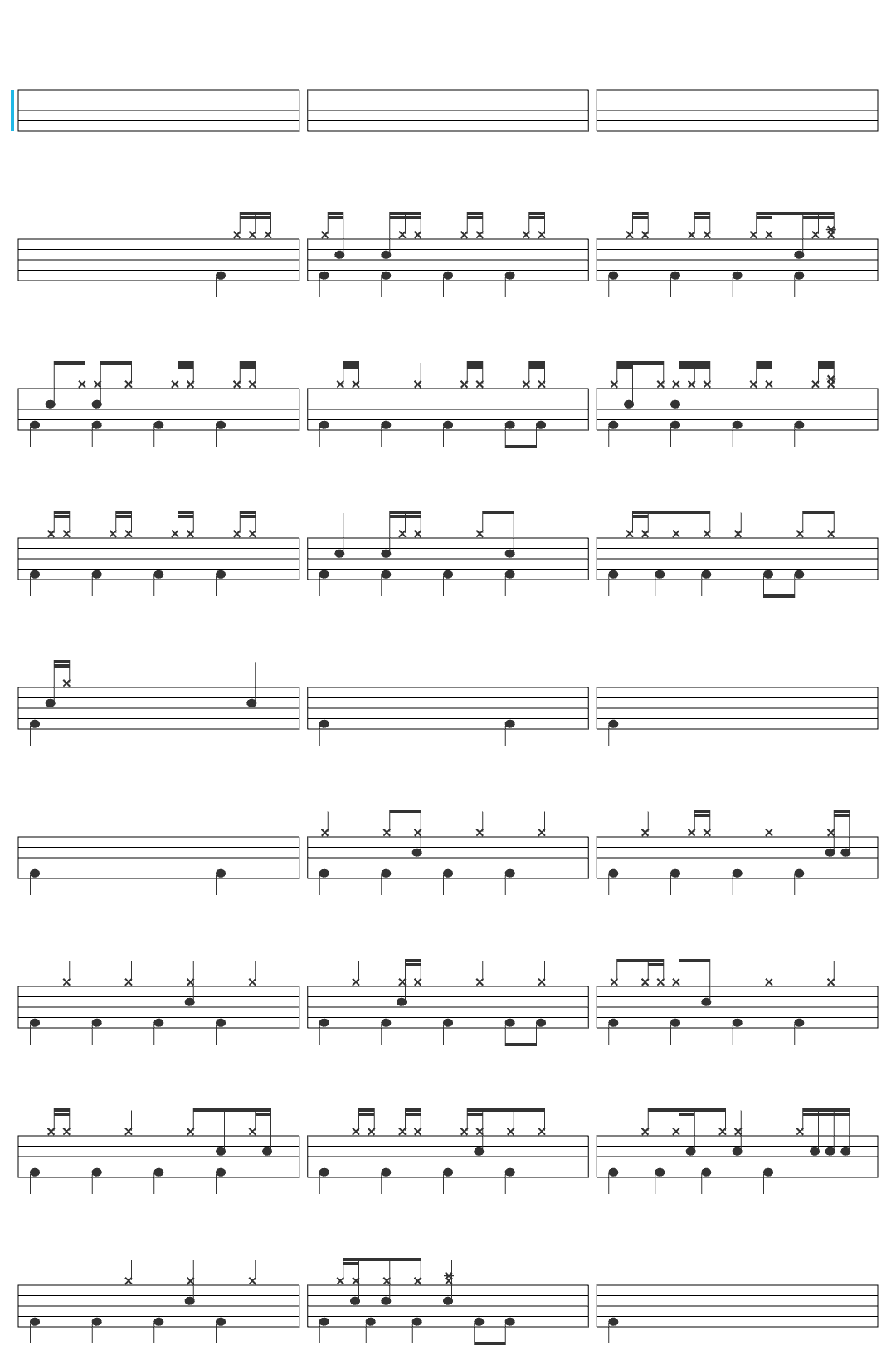 Anime Ringtones Nunca Muda Phonk Marimba Ringtone drum sheet