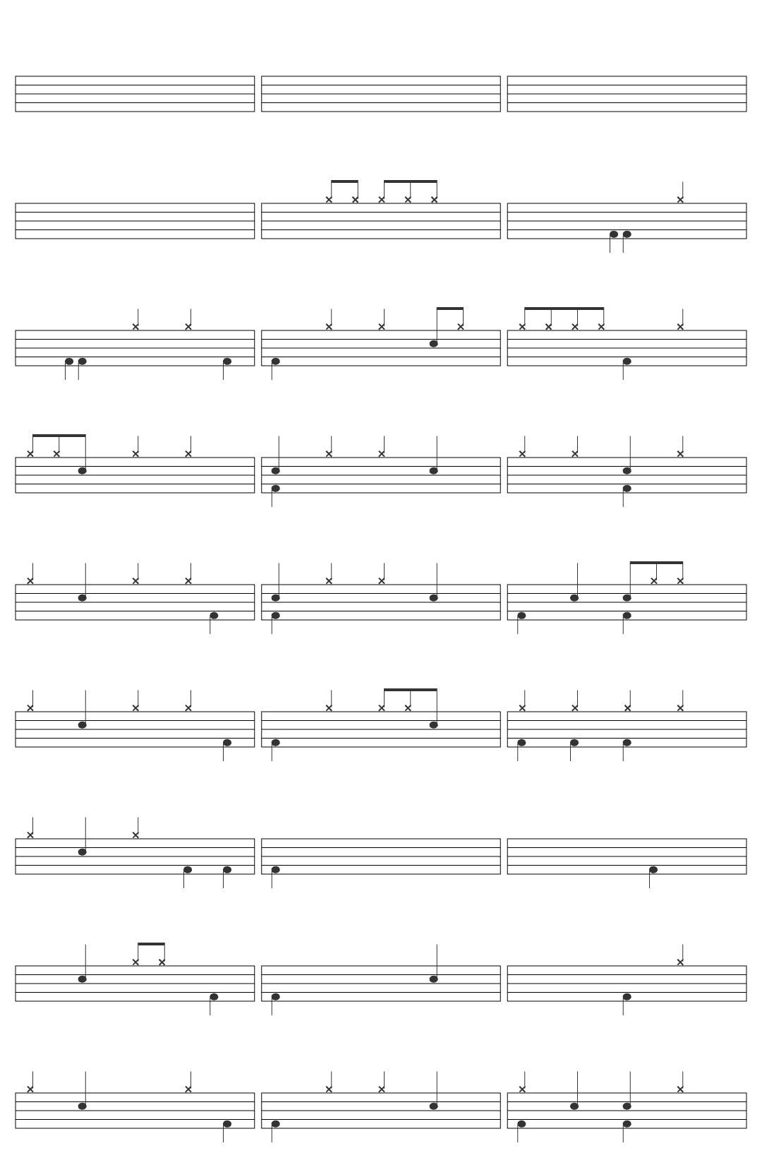 Omar Apollo Evergreen You Didn’t Deserve Me At All drum sheet