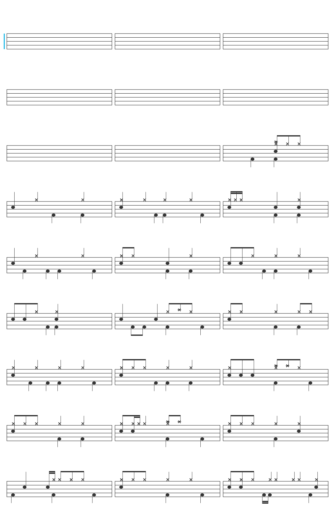 The Kinks Complicated Life drum sheet