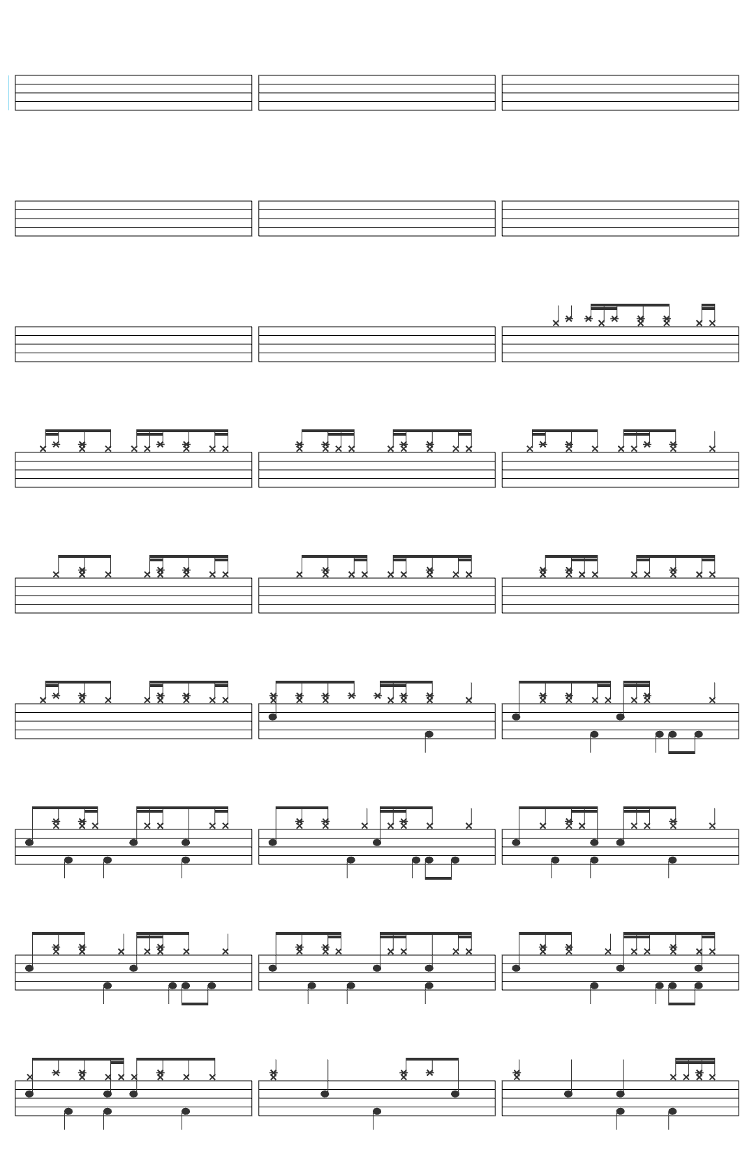 HYBE Labels NewJeans 뉴진스 'OMG' MV Performance ver.1 drum sheet