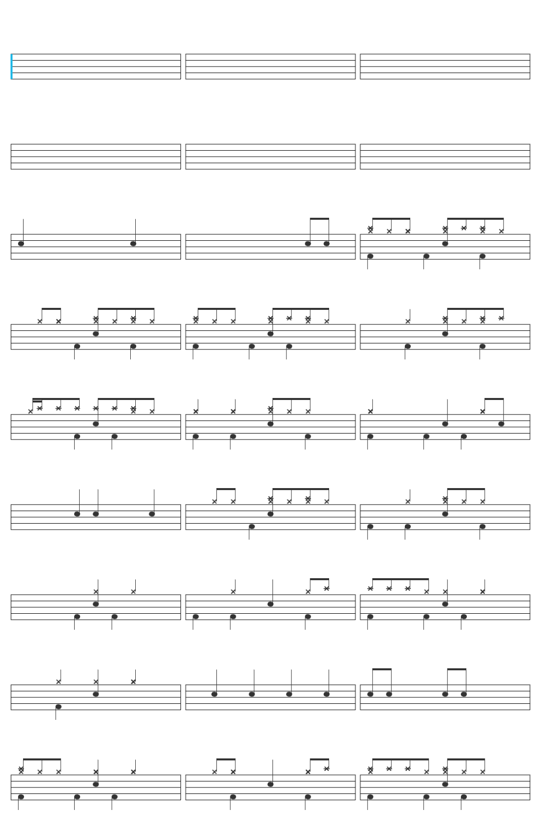 Sick Animation I Want a Bag of Cheetos to Spread It's Lips and Sit on My Face R drum sheet