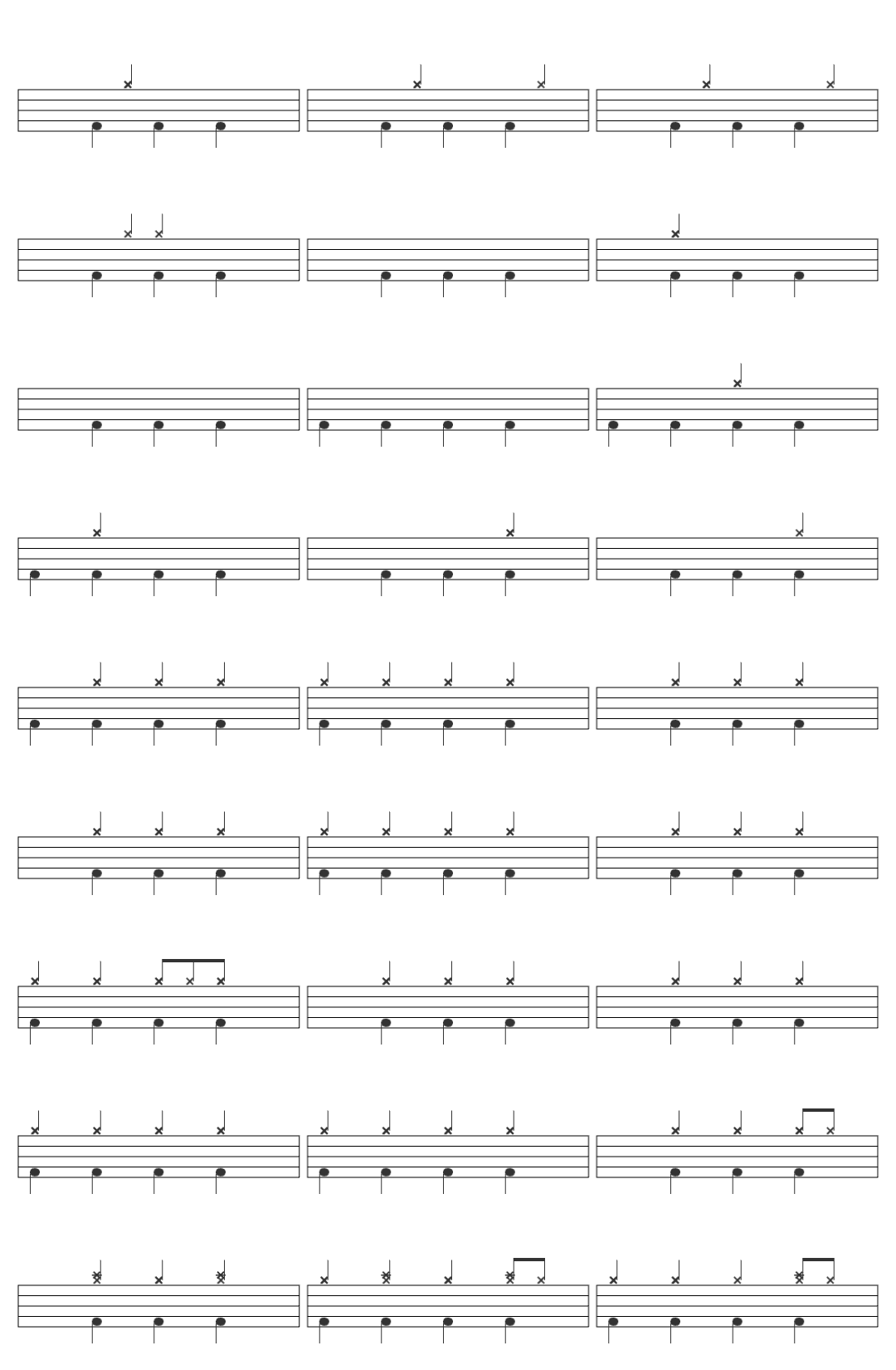 Original StarKid Cast of Nerdy Prudes Must Die Literal Monster drum sheet