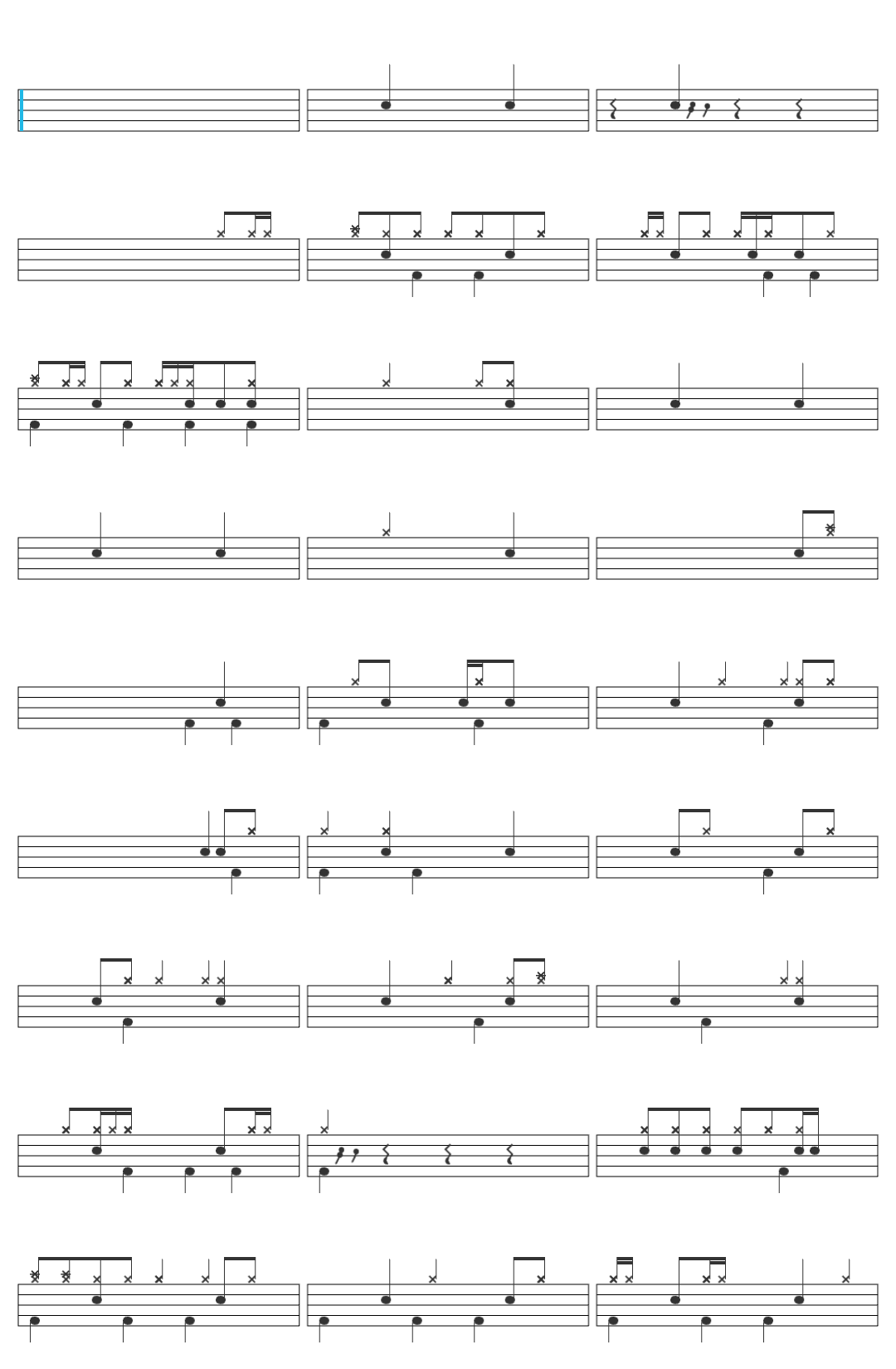 卷笔刀阿卷 孤单北半球 R B版「我会耐心地等，随时欢迎你靠岸。 」 卷笔刀阿卷 孤单北半球 R&B版「我会耐心地等，随时欢迎你靠岸。 」 drum sheet