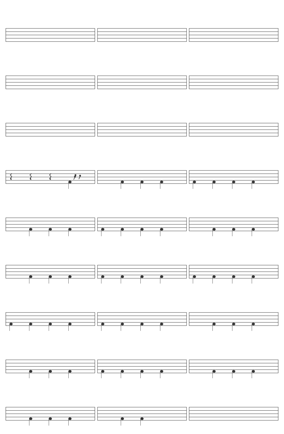 Taylor Swift Delicate -v2 drum sheet