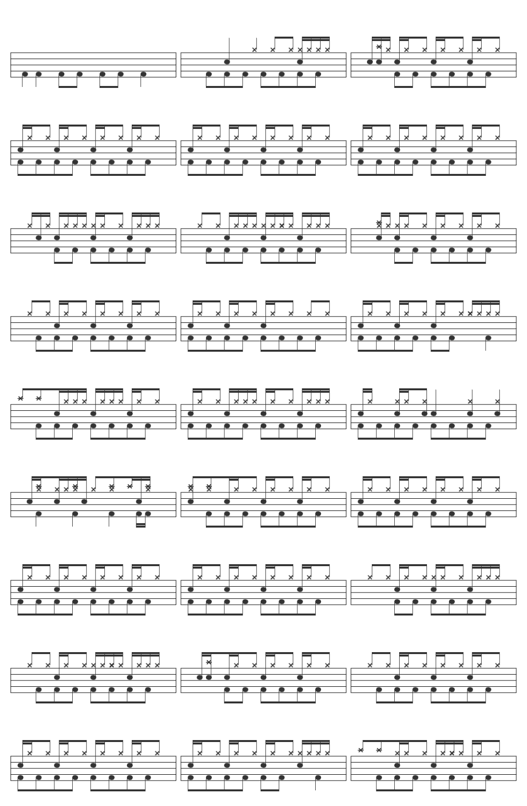 ZSlyzer Apollo Justice: Ace Attorney: Soundtrack Pressing Pursuit ~ Cornered drum sheet