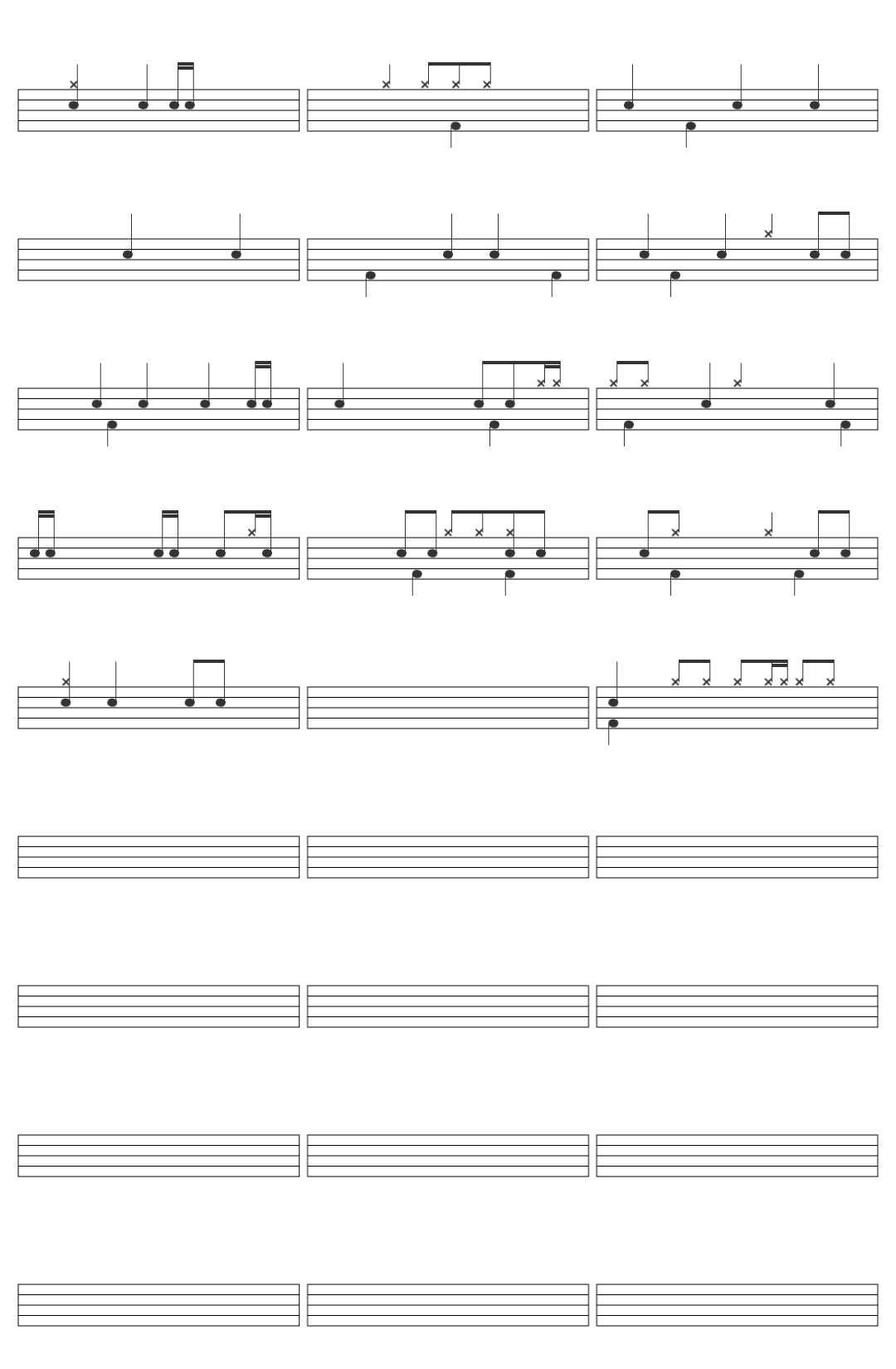 South Park …-v3 drum sheet