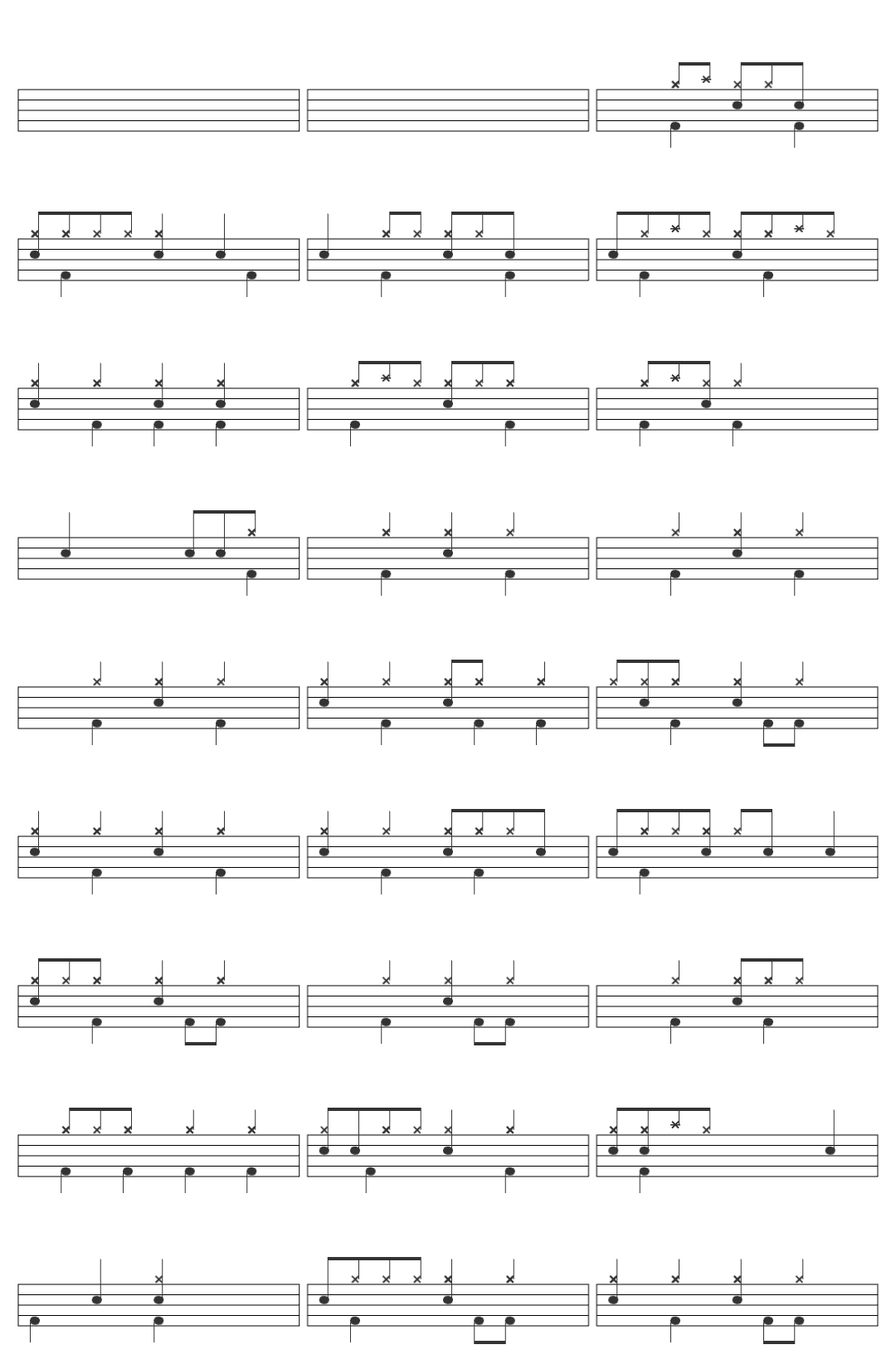 Everlasting Melody SATB Choir by Rollo Dilworth Everlasting Melody SATB Choir by Rollo Dilworth drum sheet