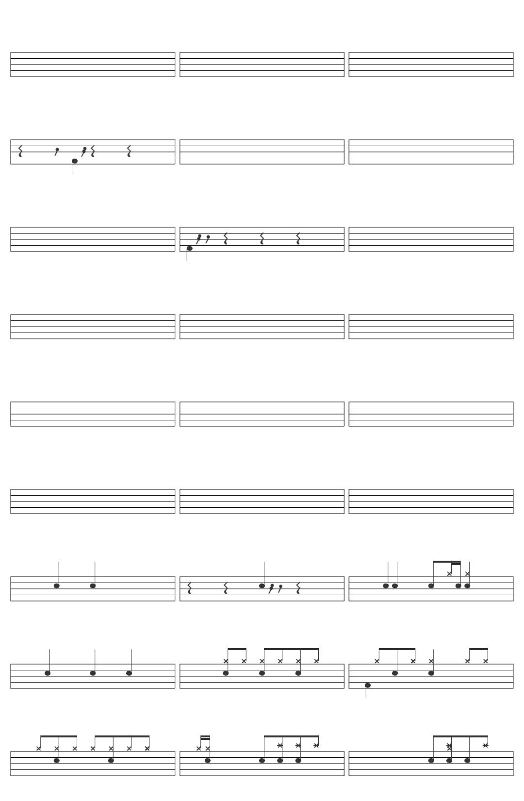 Anirudh Ravichander Thalapathy Kacheri From  drum sheet